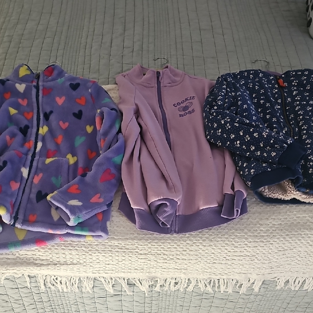 Colorful Heart and Floral Print Jackets